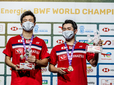 BWF World Championships 2021 winners, Takuro Hoki and Yugo Kobayashi
